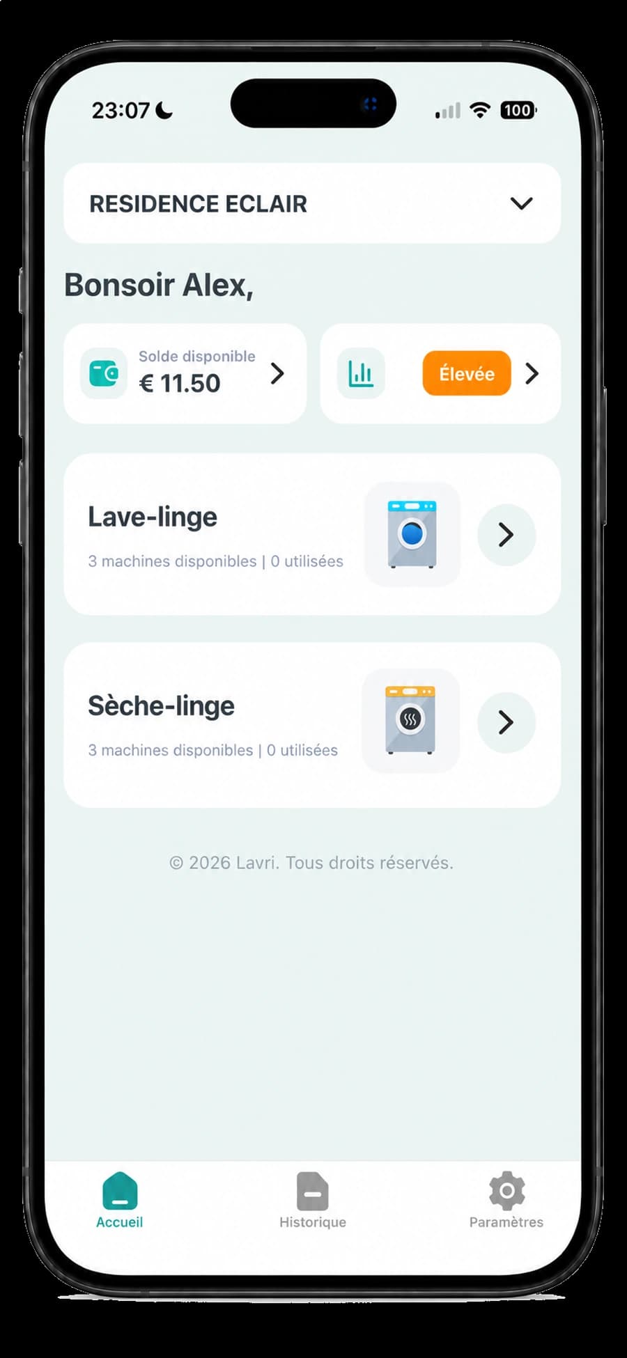 Application Lavri personnalisable à l’image de votre résidence